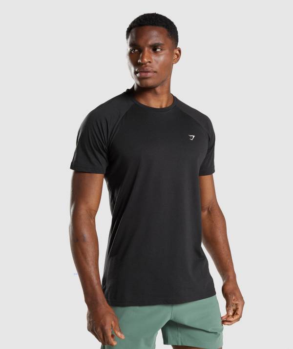Panske Tricka Gymshark Studio Čierne | PE0521697